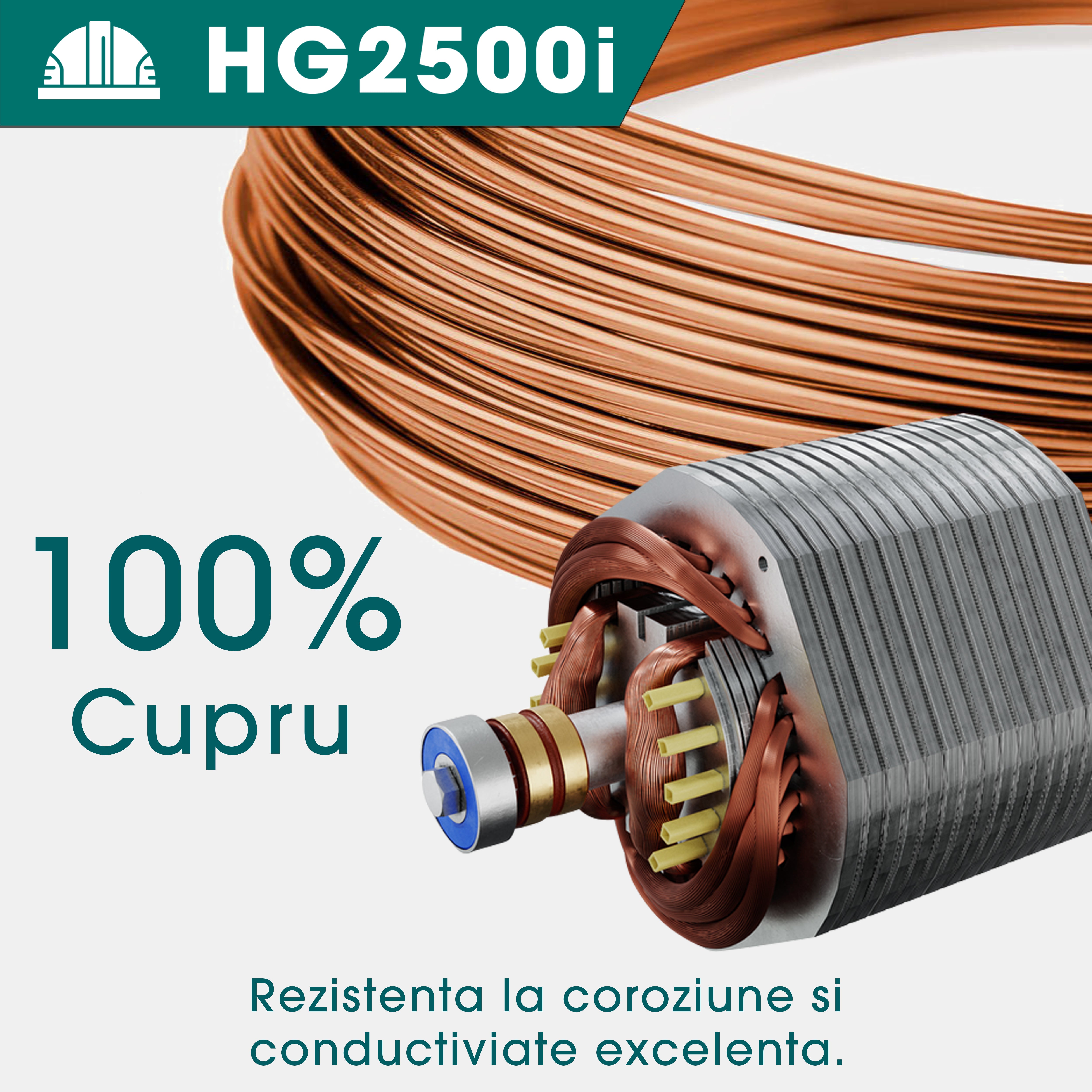 Generator curent electric cu invertor Herrgut HG2500i pe benzina