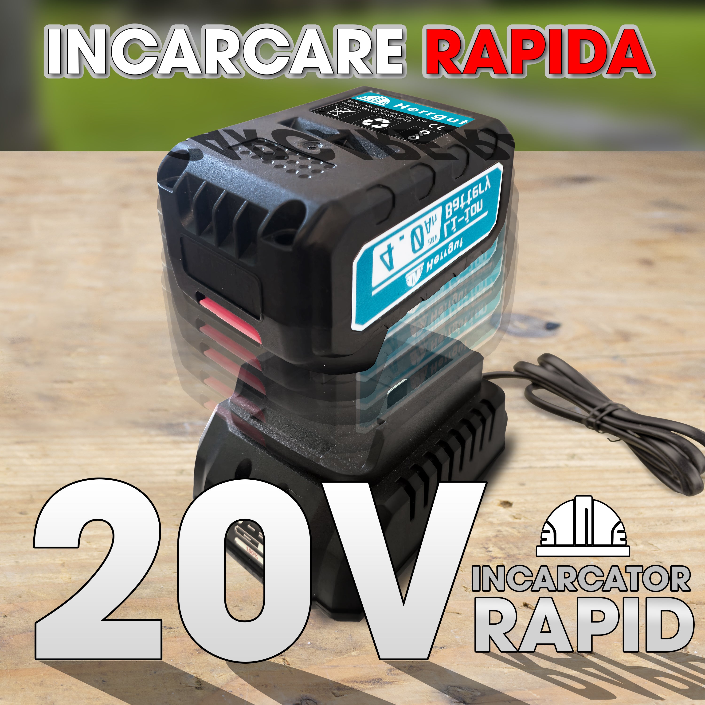 Mini fierastrau electric cu lant Herrgut, motor fara perii, 8 inch