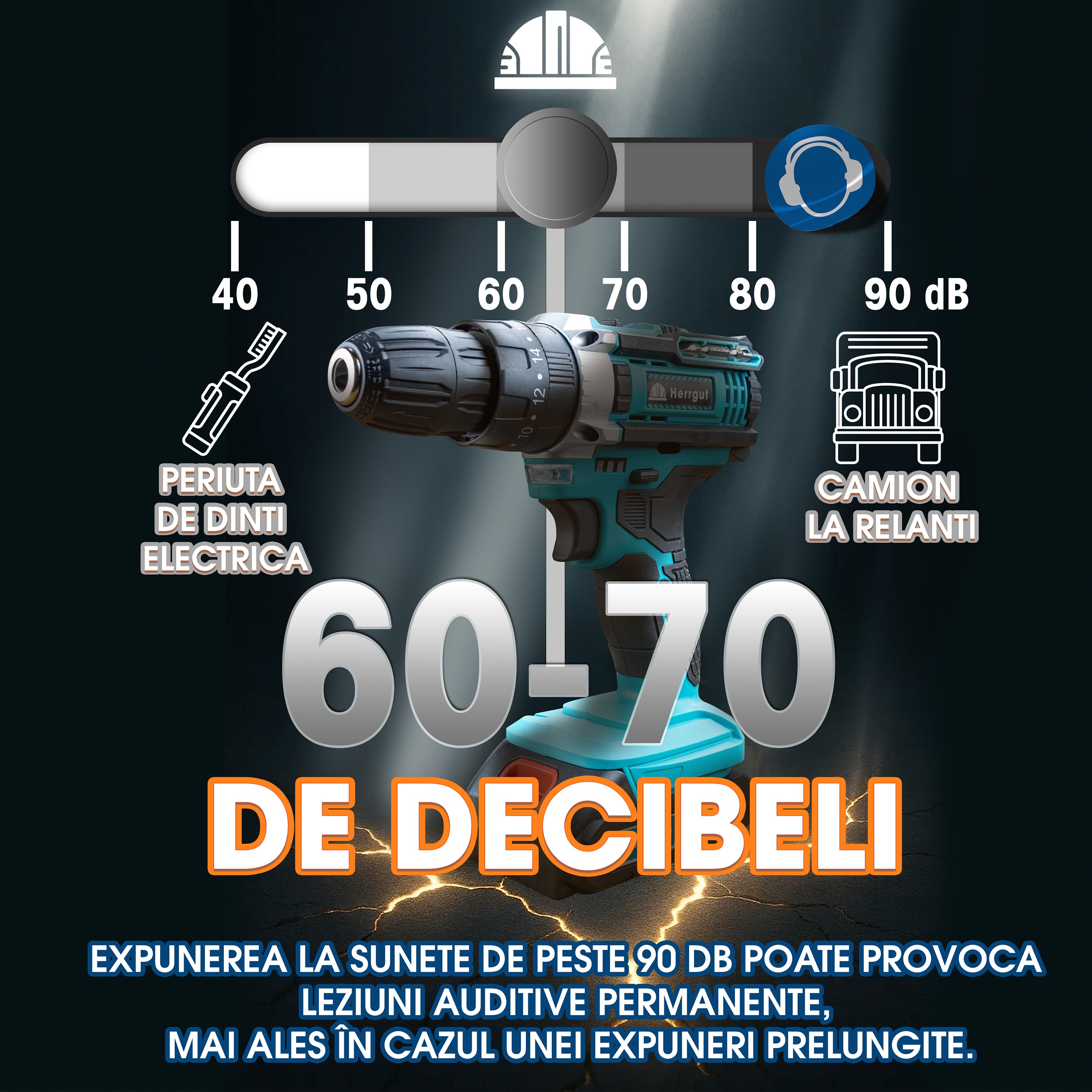 Masina de gaurit si insurubat (bormasina) Herrgut Professional